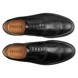 ZAPATO BOSTONIANO CON CASCO DE ACERO PILOT NEGRO