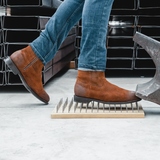 BOTA VAQUERA CON CASCO DE ACERO FULTON GINGER