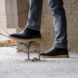 BOTA CHELSEA CON CASCO DE ACERO BECKS NEGRO