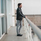 ZAPATO EJECUTIVO CON CASCO DE ACERO CEO NEGRO
