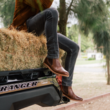 BOTA CHELSEA CON CASCO DE ACERO WALLACE AMBER