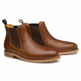 BOTA CHELSEA CON CASCO DE ACERO WALLACE AMBER