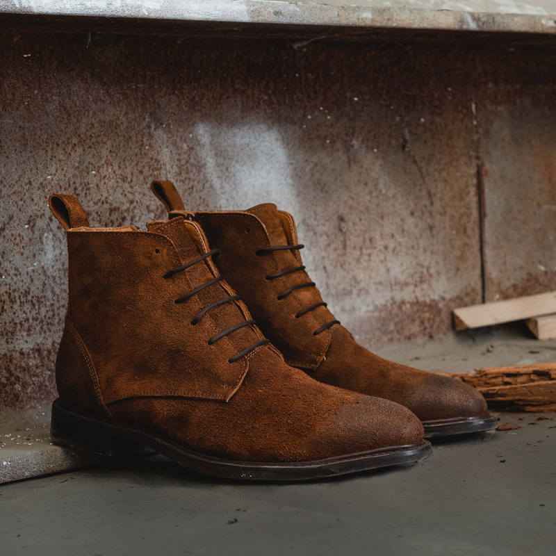 Mens steel toe lace up boots sales