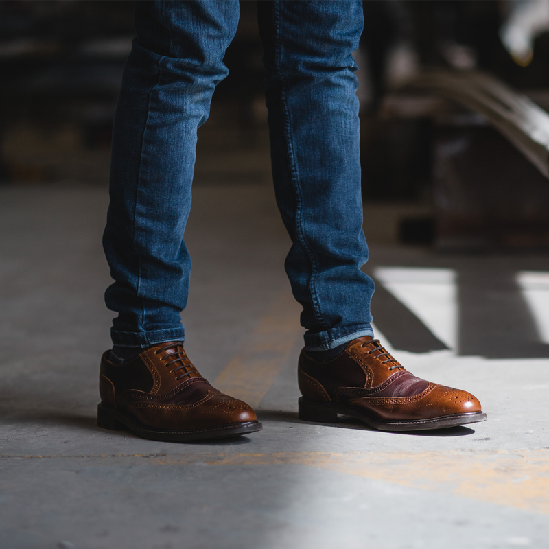 Jeans Outfit Con Zapatos De Seguridad Zapato Industrial Zapato De