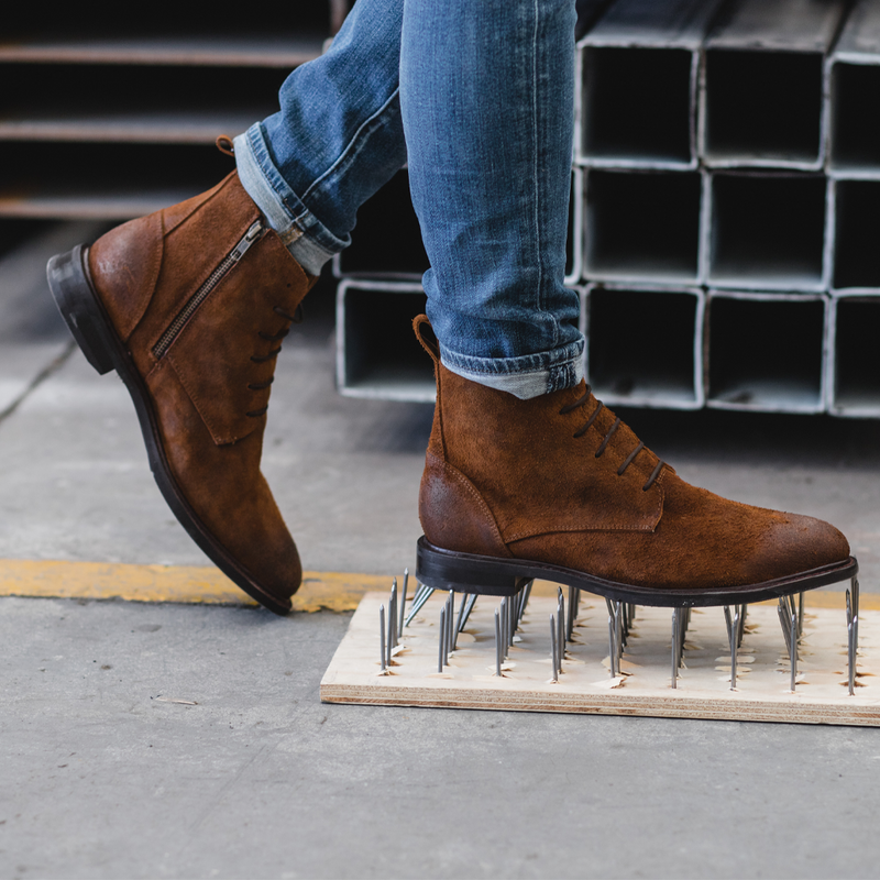 Men's safety toe dress boots sales